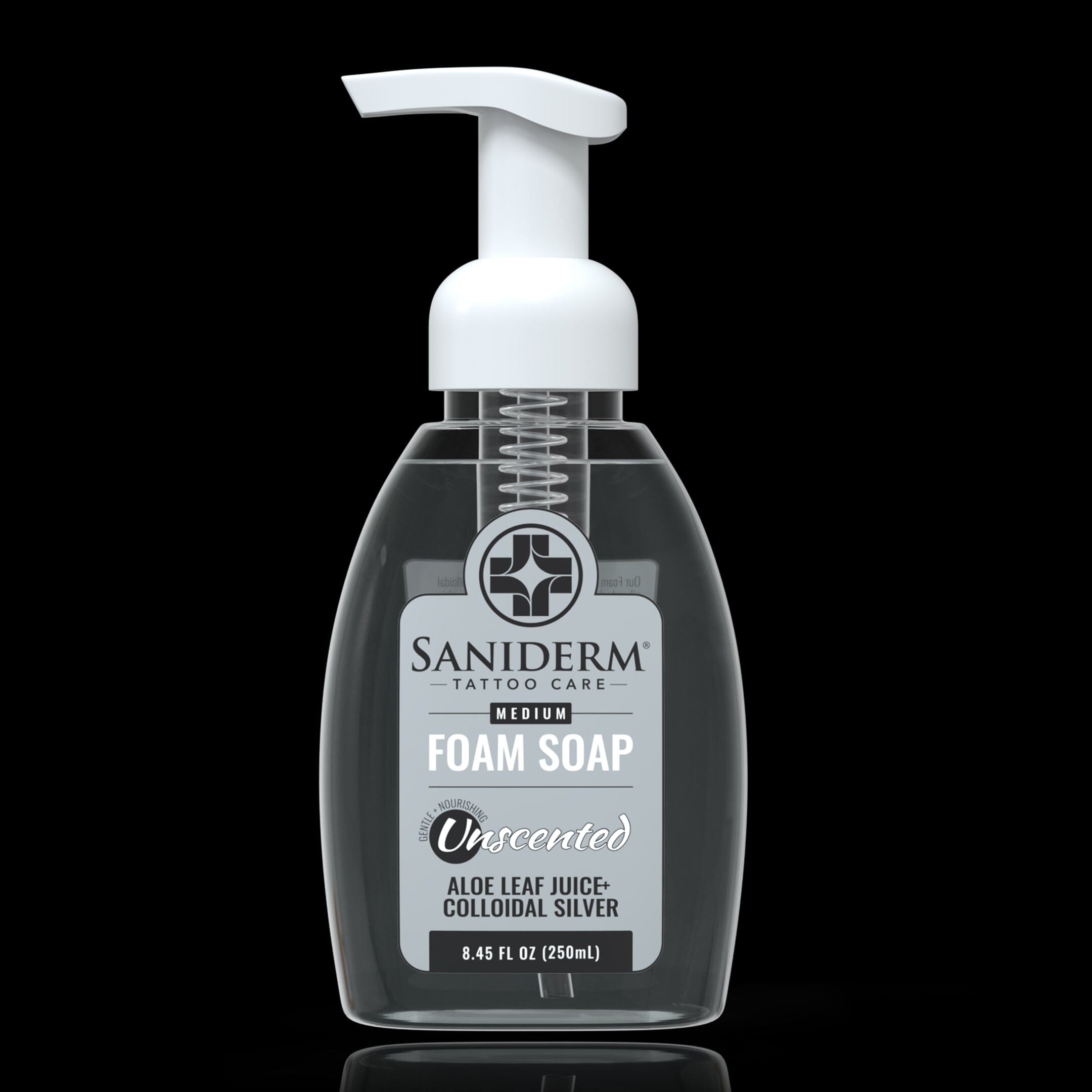 Tattoo Foam Soap Medium (8.45 oz) Tattoo Aftercare Soap Saniderm