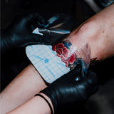 Original Tattoo Bandage 25-Pack - Medium (6 in x 8 in) Artist Pack Saniderm Tattoo Aftercare 