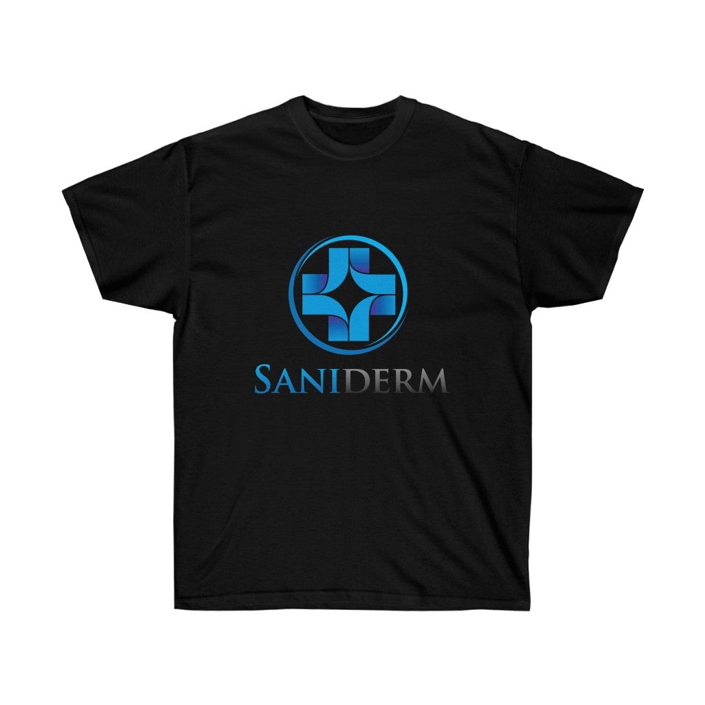 Saniderm Ultra Cotton Tee T-Shirt Printify Black L 