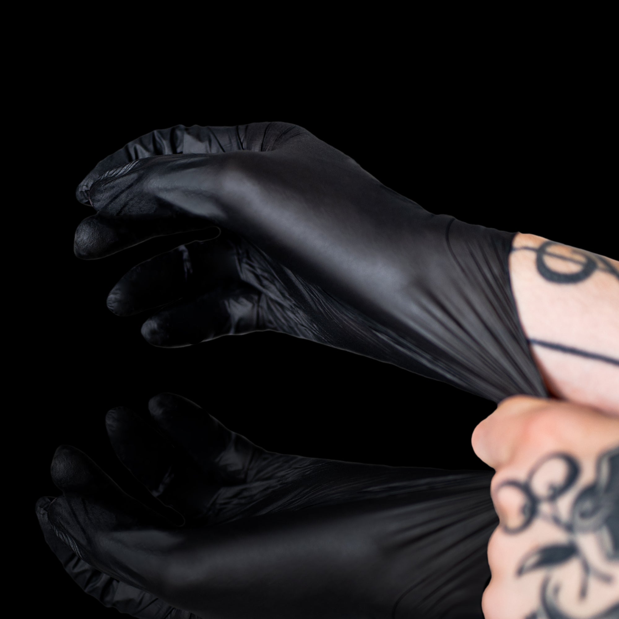 Blackwork Nitrile Gloves Box Tattoo Gloves