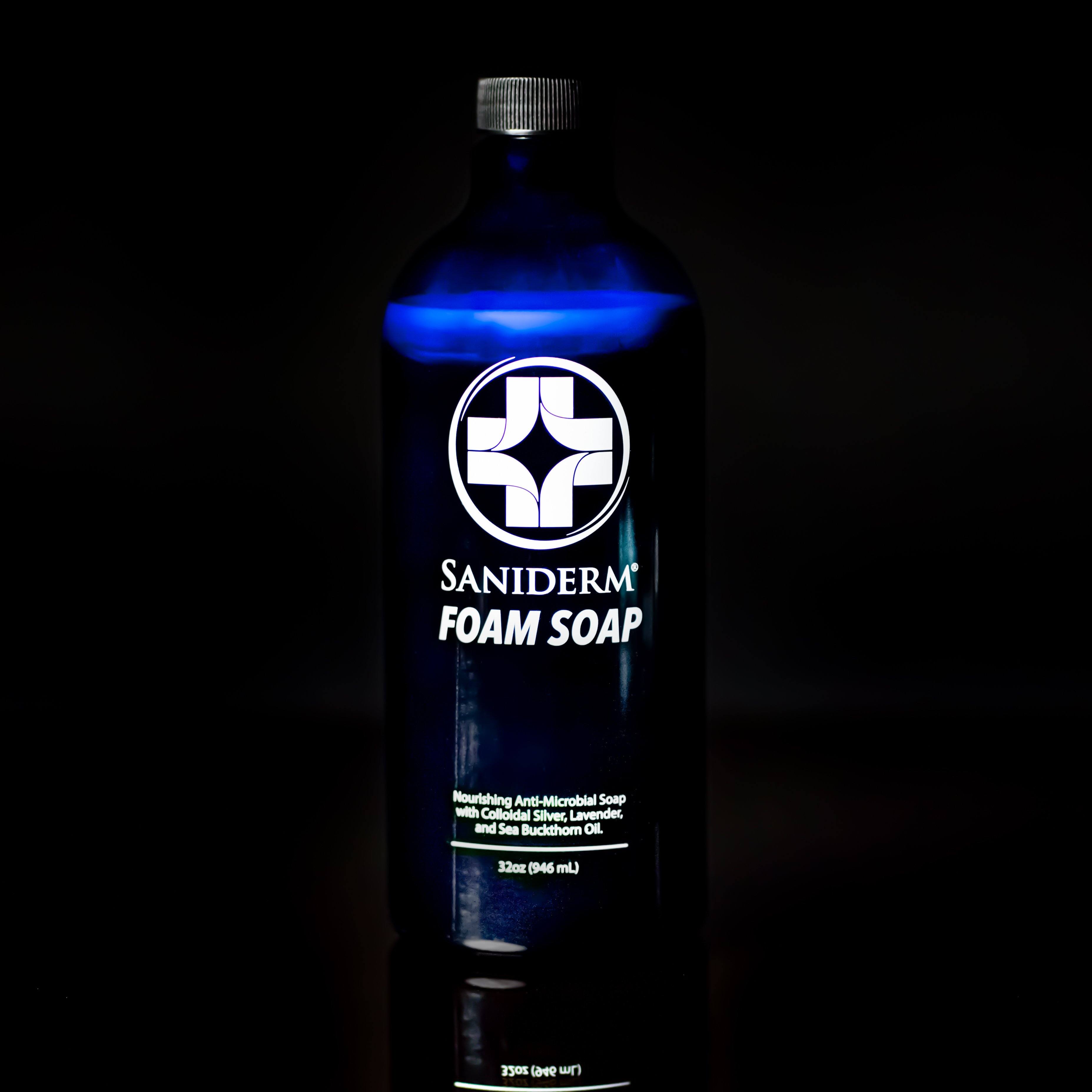 Saniderm Foam Soap REFILL - 32oz Saniderm Tattoo Aftercare 