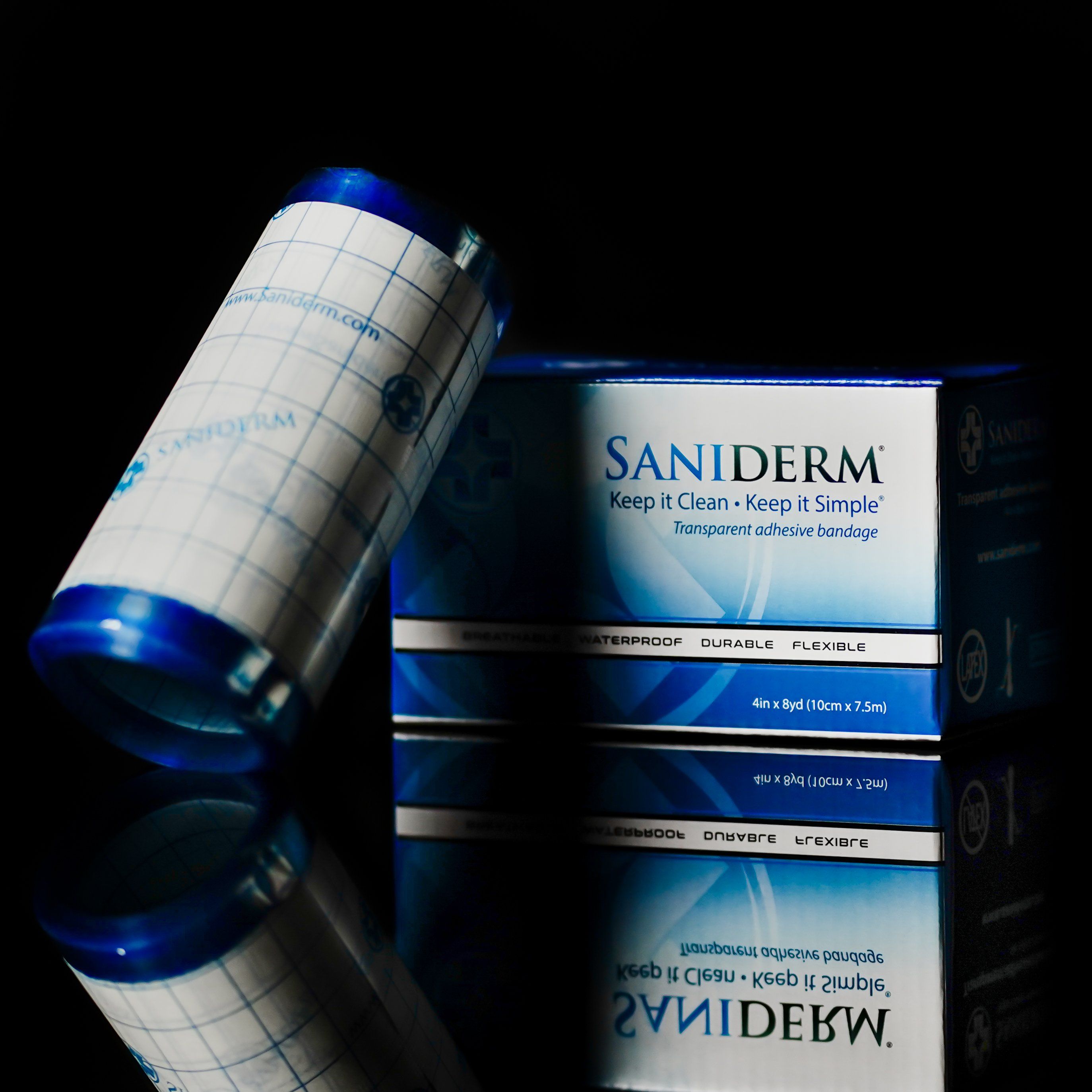 Saniderm 4 Inch x 8 Yard Professional Roll Professional Roll Saniderm Tattoo Aftercare 