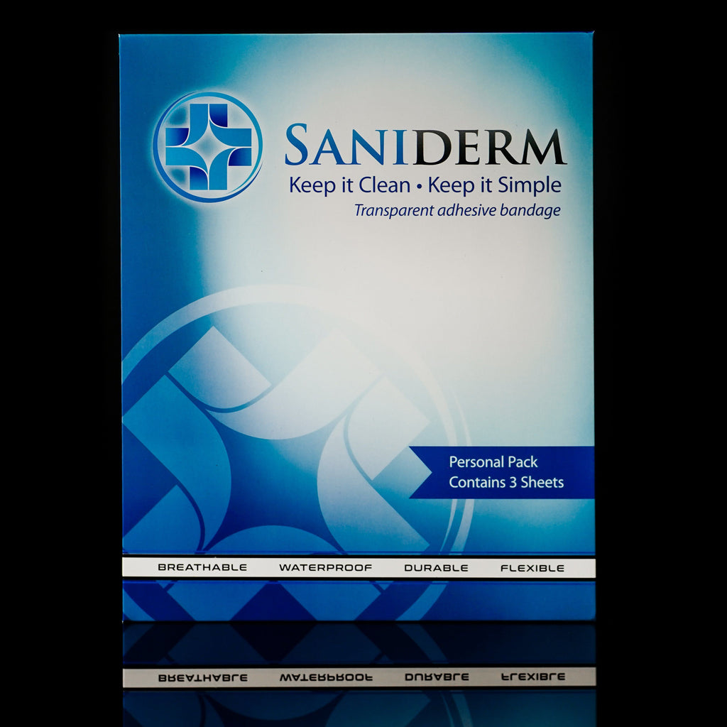 Saniderm 6 Inch x 8 Inch Personal Pack Personal Pack Saniderm Tattoo Aftercare 