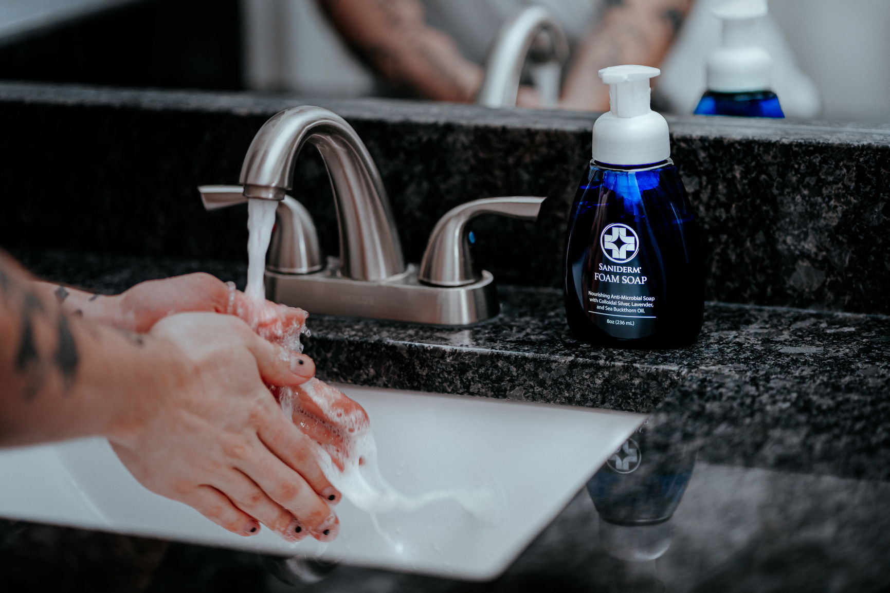 Saniderm Tattoo Aftercare Foam Soap 32oz Saniderm Tattoo Aftercare 